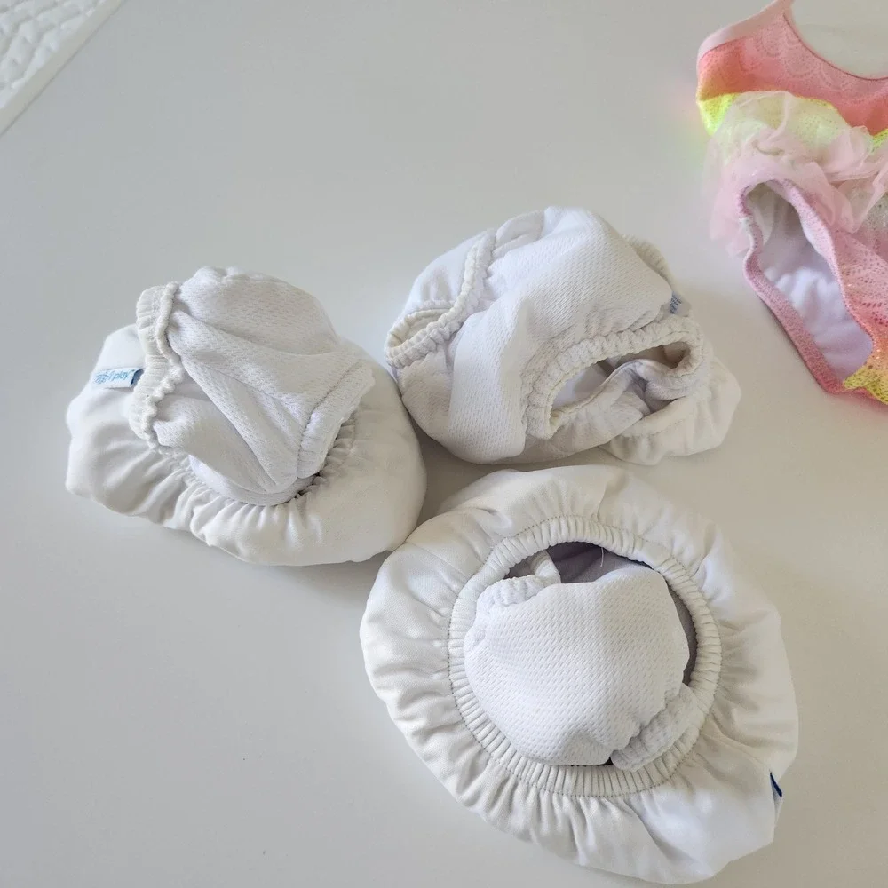Baby‎ Girl Bathing suit Reusable Absorbent Swim Diaper Pull On Bundle 12 months
